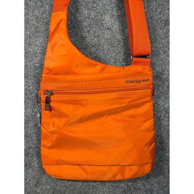 Hedgren Inner City Eye Crossbody Bag Pumpkin Orange Polyamide Travel Purse