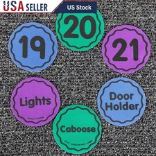 Classroom Carpet Markers Kids Non-Slip Line-Up Routine Learning Spots 36 Count