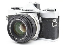 OH  Near MINT Olympus OM-1 SLR Film Black F.Zuiko Auto-S 50mm f/1.8 Lens JAPAN