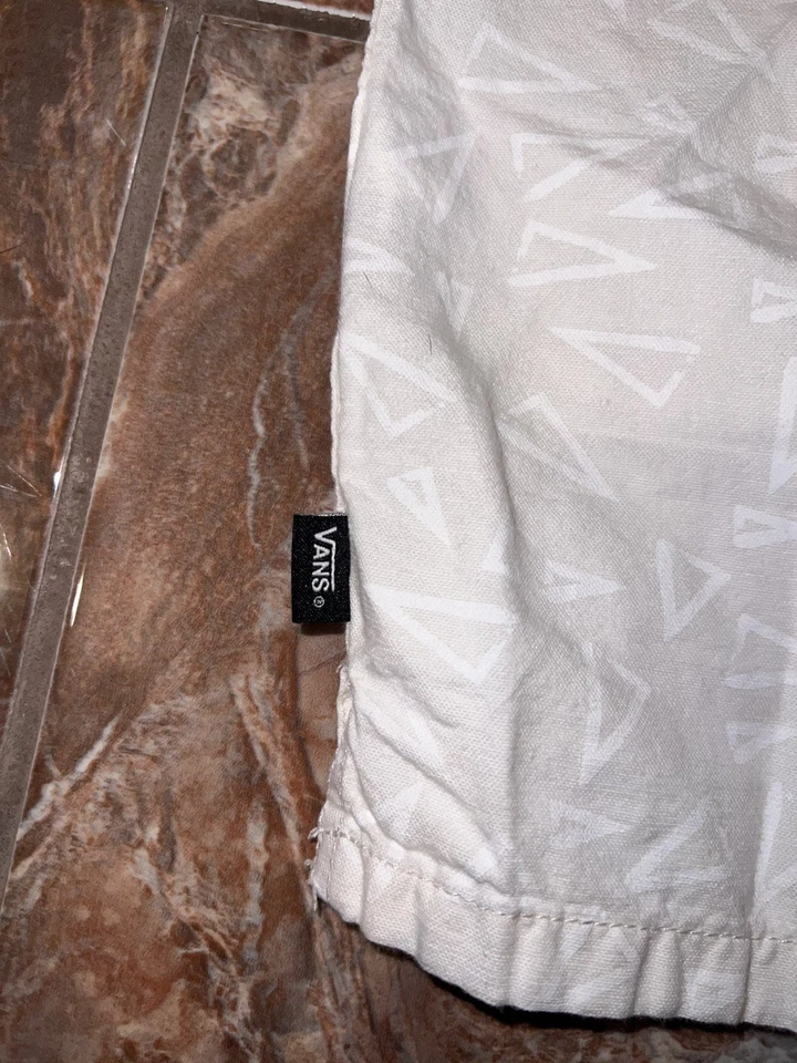 Camisa de manga corta con botones Vans Pilgrim Surf Supply talla L Y2K Foto 3 de 4