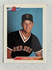 1992 Bowman #311 Aaron Sele RC Boston Red Sox