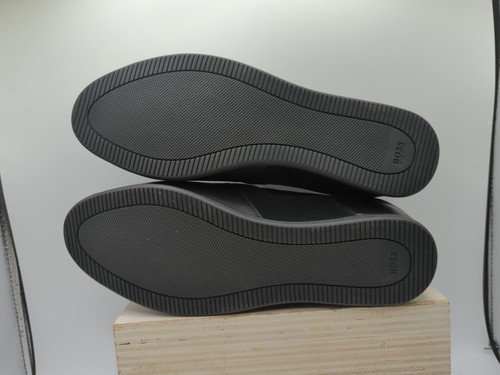 BOSS Scarpe da Ginnastica Uomo Maze Basso Profilo in Pelle Uomo UK 7 Nuove Av94 Ridotte - Foto 15 di 18