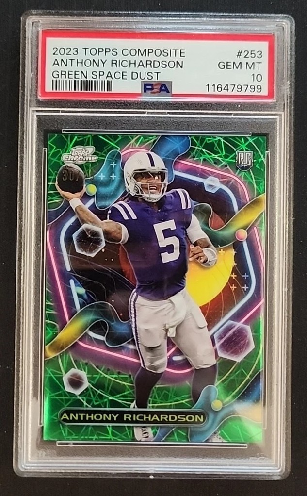 Anthony Richardson Topps Composite #253 Green Space Dust