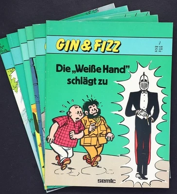 GIN & FIZZ SC Humor Abenteuer Krimi Comic Album Semic Press Auswahl - Bild 1 von 4