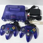 Nintedon64 N64 Midnight Blue Console NUS-001 Region free w/ 2 controllers Japan