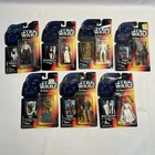 Lot Of 7 Star Wars The Power Of The Force Figures Damaged Cards