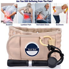 Adjustable Lower Back Brace Lumbar Support Waist Belt for Men Women Pain Relief