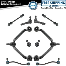 10 Piece Steering & Suspension Kit Control Arms Ball Joints Sway Bar End Links