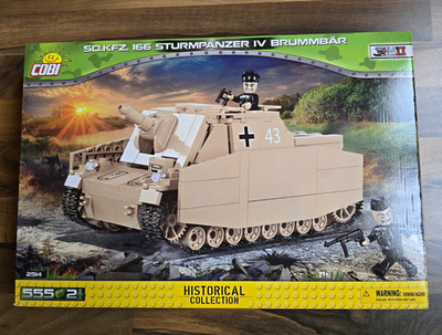COBI 2514 NEW/SEALED - Sd.Kfz. 166  Sturmpanzer IV Brummbär (RARE,EOL)