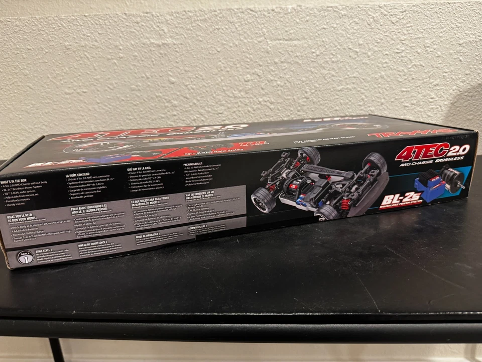 TRAXXAS 83124-4 4-Tec 2.0 BL-2s Chassis No Body 250 TRAXXAS NEW - Image 2 of 4