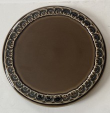 Rosenthal Bjorn Wiinblad Brotzeit ~Stoneware Trivet Brown Blue MCM Germany 8.25”