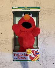 Tyco Sesame Street Tickle Me Elmo Interactive Talking Plush 1996 MPN 62715