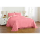 BrylaneHome Chenille 100% Cotton Bedspread