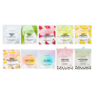 Sheet Mask Set, Facial Mask Variety Set of 10, Face Mask Skincare with Natura...