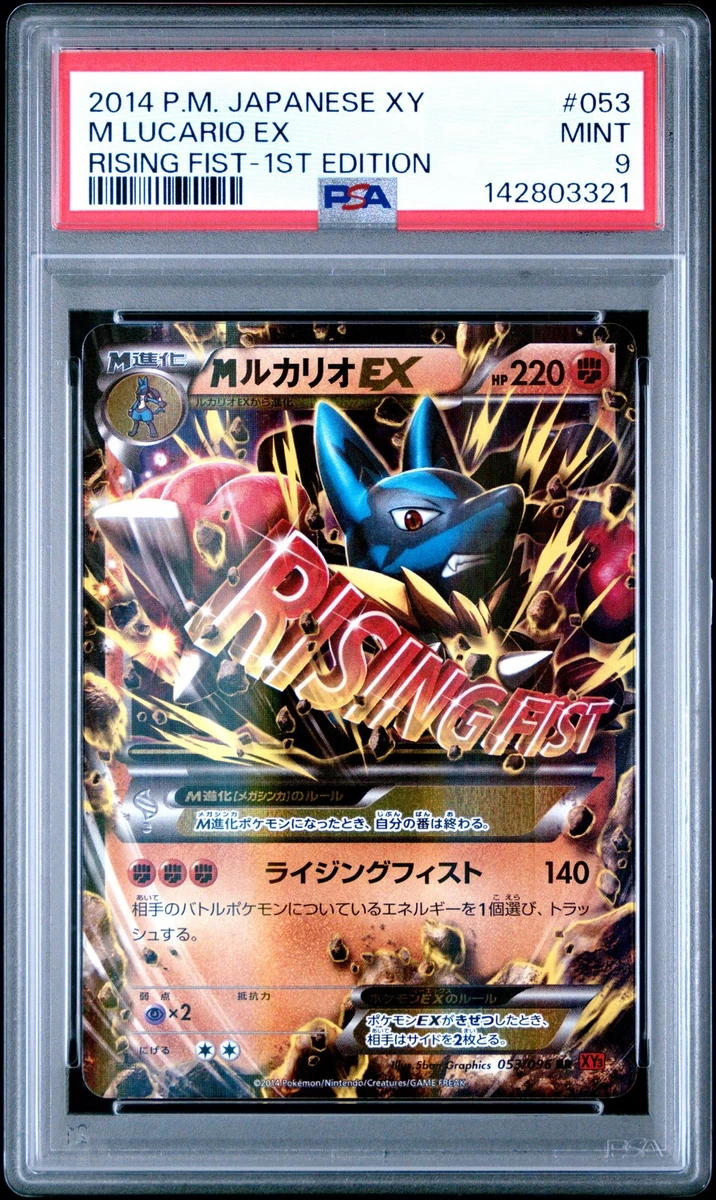 PSA10 世界127枚 ルカリオEX RR 1ED XY3 052/096 Lucario Pokémon TCG Professional Sports Authenticator (PSA