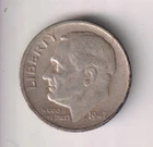 1947-D 10¢ DIME 90% SILVER TEN CENTS DENVER MINT UNITED STATES OF AMERICA USA