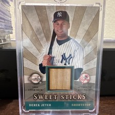 2004 Upper Deck Sweet Spot Sweet Sticks Derek Jeter #SSS-DJ /199 MEM