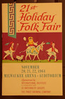 Lot 3 Vintage 1960s Holiday Folk Fair Programs Brochures MILWAUKEE Wisconsin — photo 7