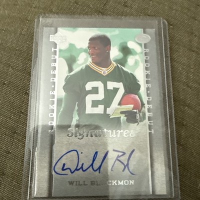 WILL BLACKMON 2006 UPPER DECK ROOKIE DEBUT #206 ROOKIE AUTO PACKERS