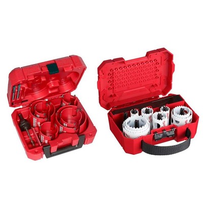 BIG HAWG Carbide Hole Saw Kit w/Hole Dozer General Purpose Bi-Metal Hole Saw Se