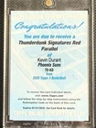 2025 Topps Three Basketball Red Kevin Durant #TD-KD