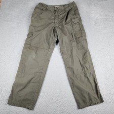 5.11 Tactical Pants Mens 34x30 Green Taclite Pro Ripstop 74273 Cargo Utility
