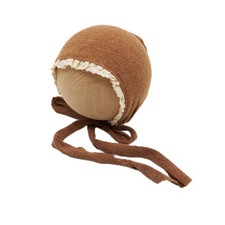 Newborn Photography Wrap Prop Newborn Photoshoot Outfits Ruffle Bonnet Baby G...