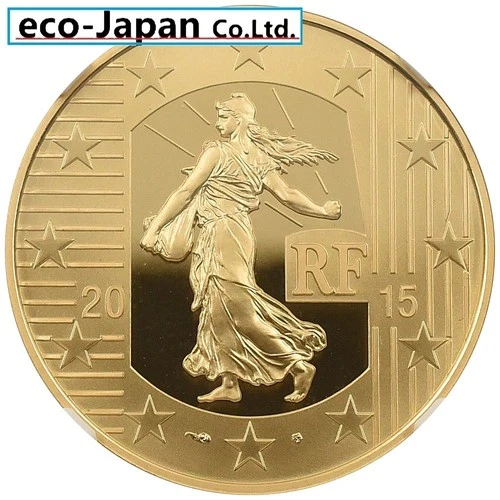 France 2015 100 Euro Gold Coin NGC PF70UC The Sower