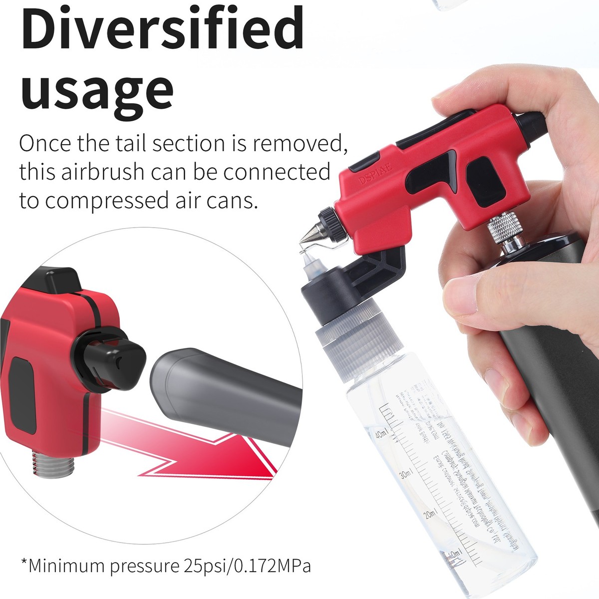 DSPIAE PT-AB Set Aerografo Senza Lavaggio Con Pennarello Modelli - Foto 10