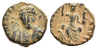FITZ Münze Rome Honorius Bronze Nummus Antiochia Concordia Coin ØEVS907
