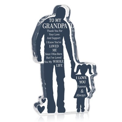 Grandpa Gifts for Fathers Day Unique Grandpa Gift Acrylic Sign Grandpas Gifts fr
