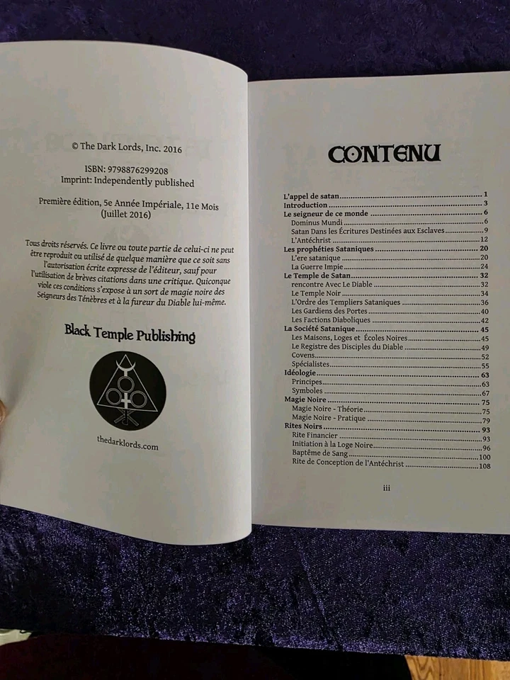 LE TEMPLE DE SATAN LES DISCIPLES DU DIABLE - Image 4 of 4