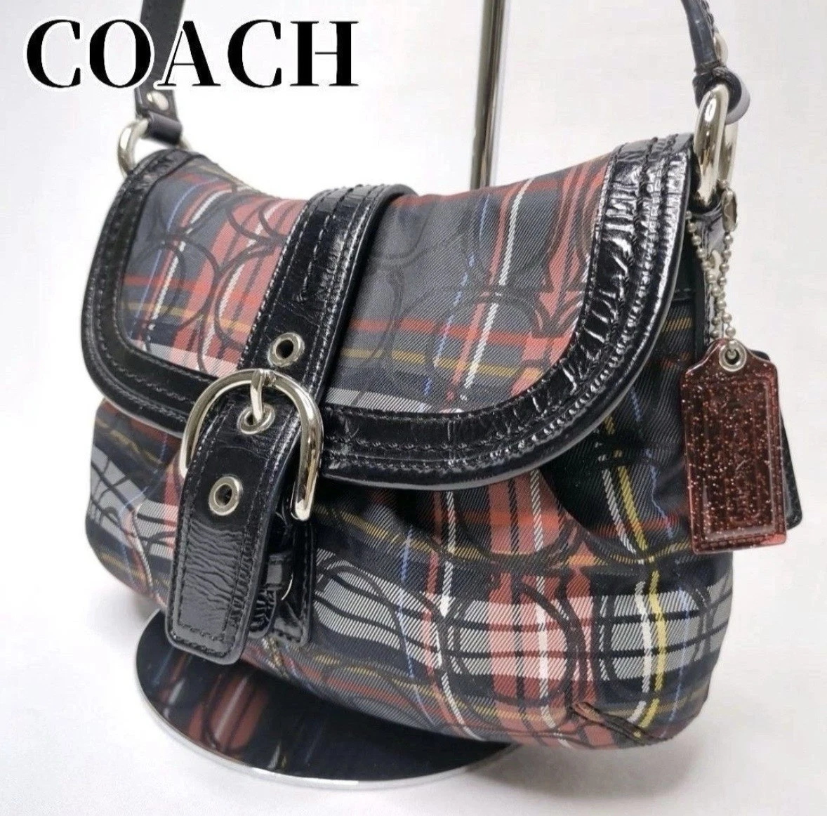 Coach Poppy Leather Exterior Shoulder Bag Bags & Handbags for