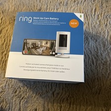 Ring Stick Up Wireless Security Camera Indoor/Outdoor Battery