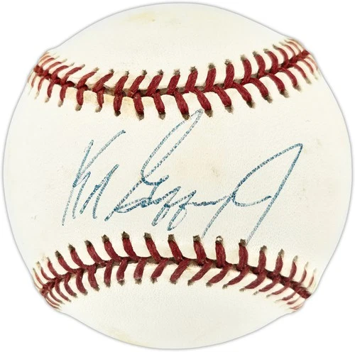 Ken Griffey Jr. Auto Signed AL Baseball Mariners Vintage Rookie Era Sig Beckett