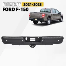 Primed Rear Bumper Assembly For 2021-2023 Ford F-150 W/ Max Tow Sensor Holes