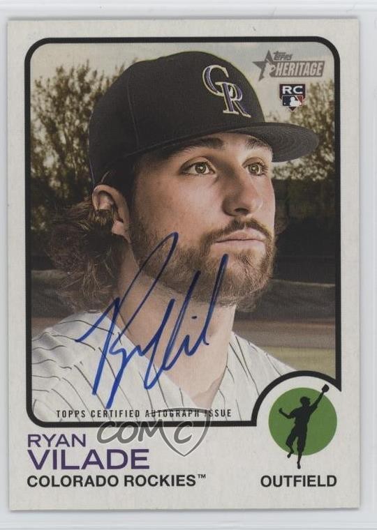 2022 Topps Heritage Real One Auto Ryan Vilade #ROA-RV Auto 4z8