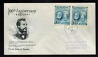Canada #274, 1947 4¢ Alexander Bell, Artcraft cachet FDC VF - Brantford Ont cxl