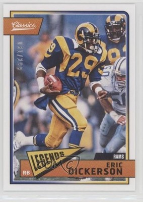 2018 Panini Classics Legends Red Back 31/299 Eric Dickerson #102 HOF z7h