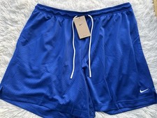 Nike Men Mesh Basketball Shorts Blue Color Size XXL