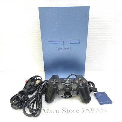 SONY PS2 Fat  Game Console and Controller SCPH-39000 AQUA Region NTSC-J JAPAN