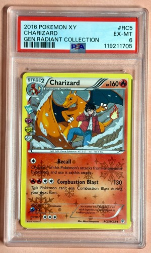 Charizard graded PSA 6 for sale on eBay