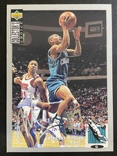Muggsy Bogues 1994-95 Collector's Choice Silver Signature Charlotte Hornets #101