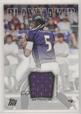 2011 Topps Rising Rookies Playmaker Swatches Joe Flacco #PS-JF 0q5