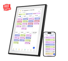 21.5 Inch Digital Calendar Wall Touchscreen Smart Chore Chart Monthly and Weekly