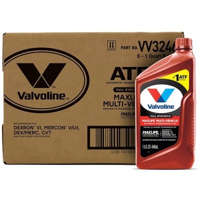 Multi-Vehicle Full Synthetic Transmission Fluid 1 QT, Case of 6 Bottles