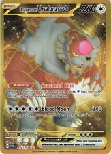 Bloodmoon Ursaluna ex 222/167 Hyper Rare Twilight Masquerade Pokemon Holo NM on eBay
