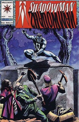Shadowman #7 VF; Valiant | w/Bag+Board