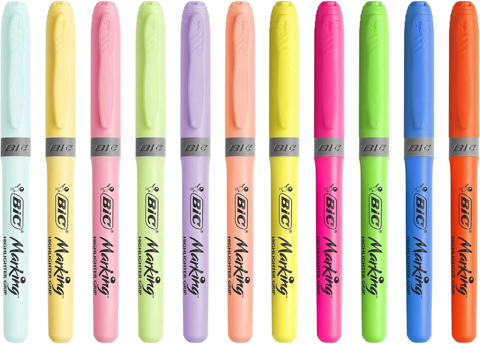 BIC Highlighter, Textmarker, 24er Pack, in verschiedenen Farben inkl. Pastell, m - Bild 3 von 4