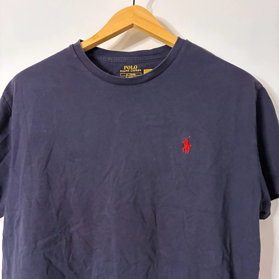 Polo Ralph Lauren Shirt Mens Medium Blue Red Pony Classic Fit Tee T-Shirt - image 4 of 4
